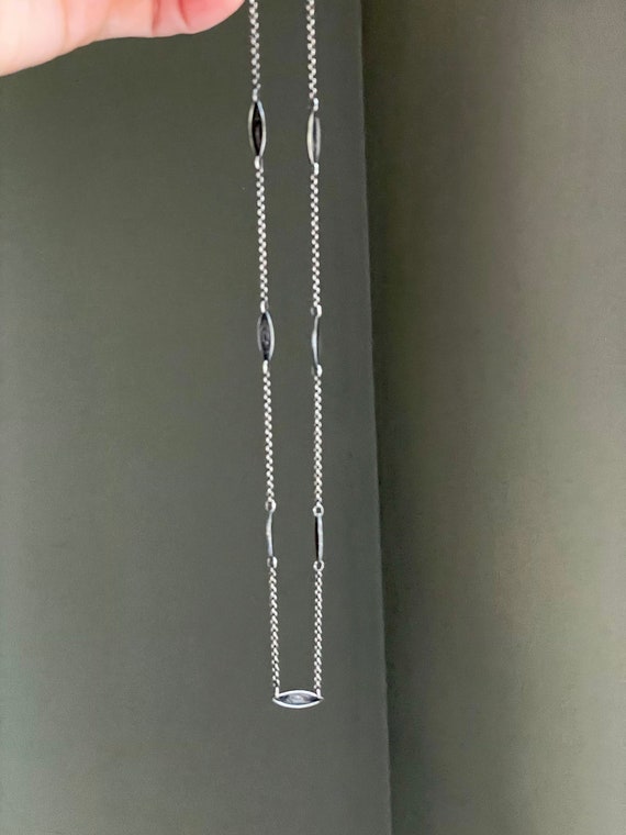 Modern Sterling Silver Link Necklace main image 1