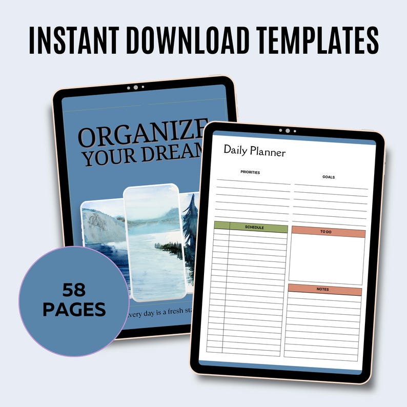 Printable Student Planner, Student Planner Bundle, Study Planner Bundle ...