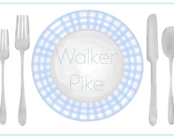 Mantel individual personalizado