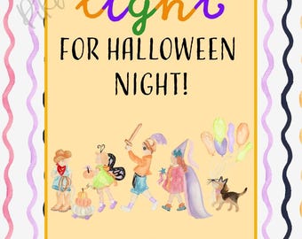 Etiqueta de regalo de Halloween