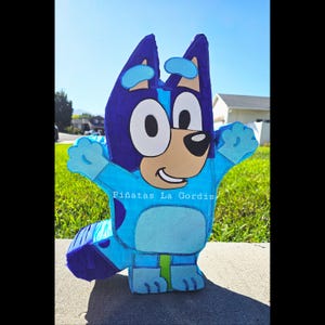 Bluey piñata, bluey party decorations, Bluey birthday piñata