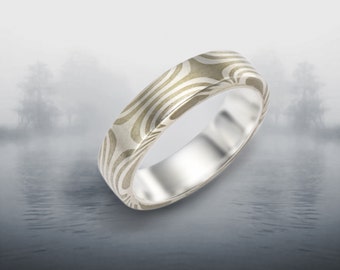 Special order Mokume Ring Perfect for a Wedding Band