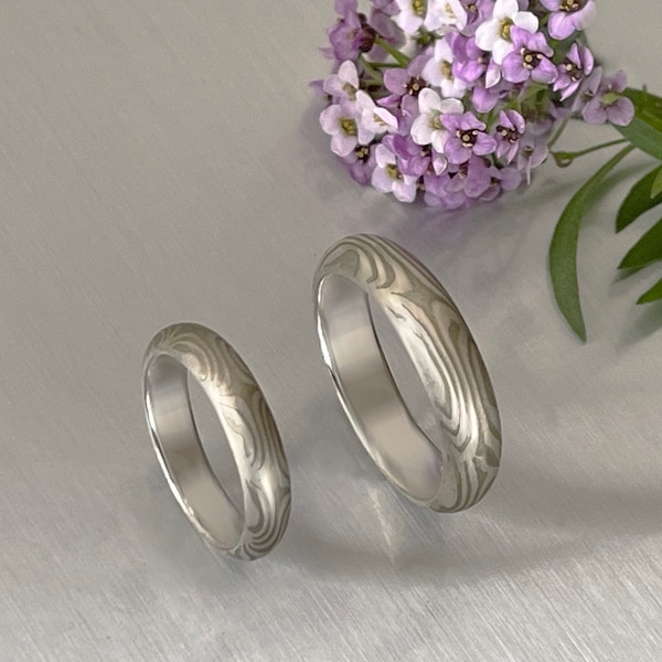 Matching Mokume Gane Rings