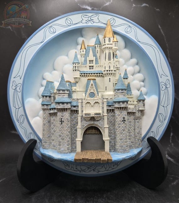 ウォルト・ディズニー・ワールド シンデレラ城プレート – 3D装飾