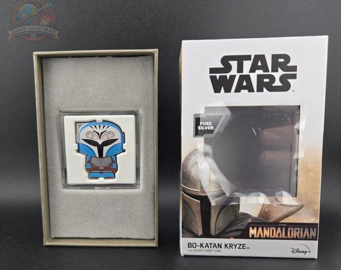 Featured listing image: 2023 Star Wars Bo-Katan Kryze 1 oz Silver Chibi Coin – Limited Edition – New Zealand Mint