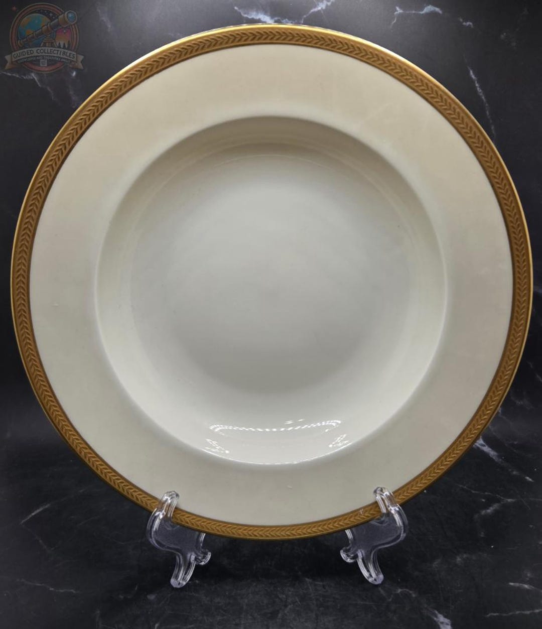 Elegant Bohemia Royal Ivory Czechoslovakia Gold Rimmed Soup Bowls - Set ...
