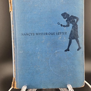 Libro de misterio de Nancy Drew de 1932: La misteriosa carta de Nancy de Carolyn Keene / Objeto de colección poco común