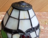 Slag Glass Lamp Shade Handmade Lamp Parts Vintage Shades Small Desk Lamp Shade
