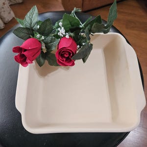 Vintage Home And Garden Stoneware Brownie Pan Baking Casserole Dish