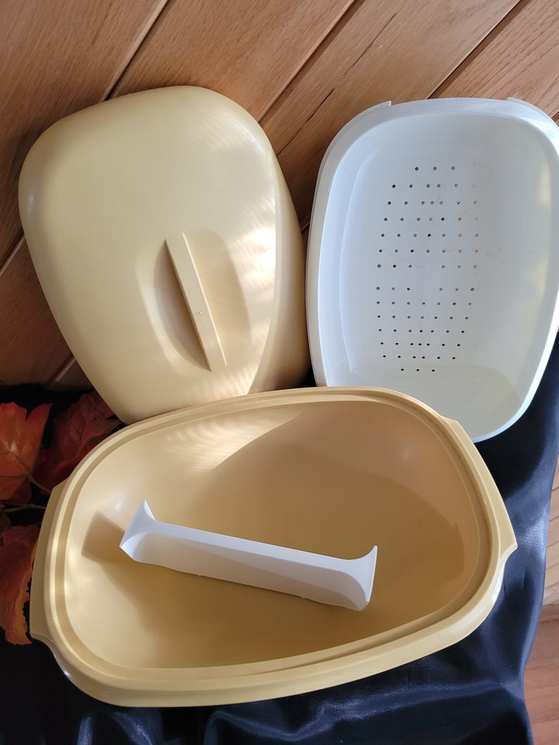 Tupperware Steamer Vegetable Steamer 4 Piece Harvest Gold Etsy