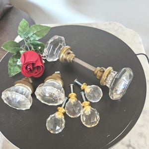 Vintage Glass Door Knobs Replacement Parts