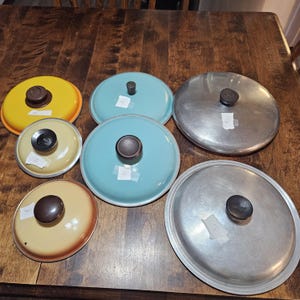 Choice Vintage Lids Replacement Lids Various Sizes and Colors