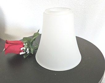 Frosted Glass Pendent Hanging Torchiere Lamp Shade