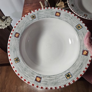Vintage Gibson Snowman Soup Bowls - Christmas Dinnerware Set of 2