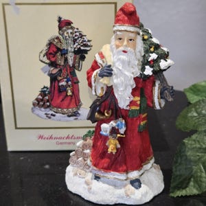 International Santa Claus Collection 1994 Vintage Figurine Weihnachtsmann Germany With Box