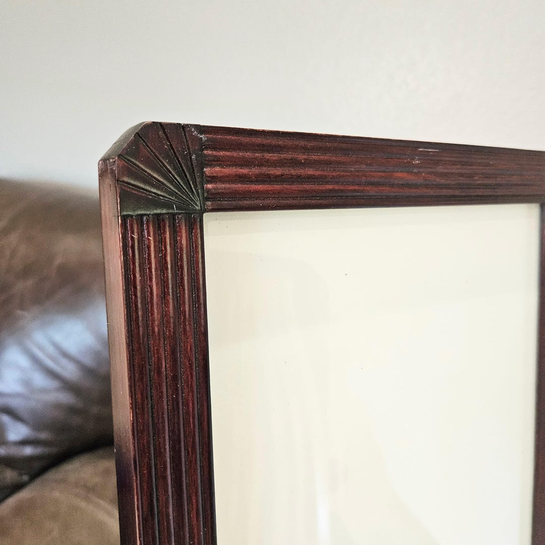 Vintage Wooden Art Deco Picture Frame 8x10 - Etsy