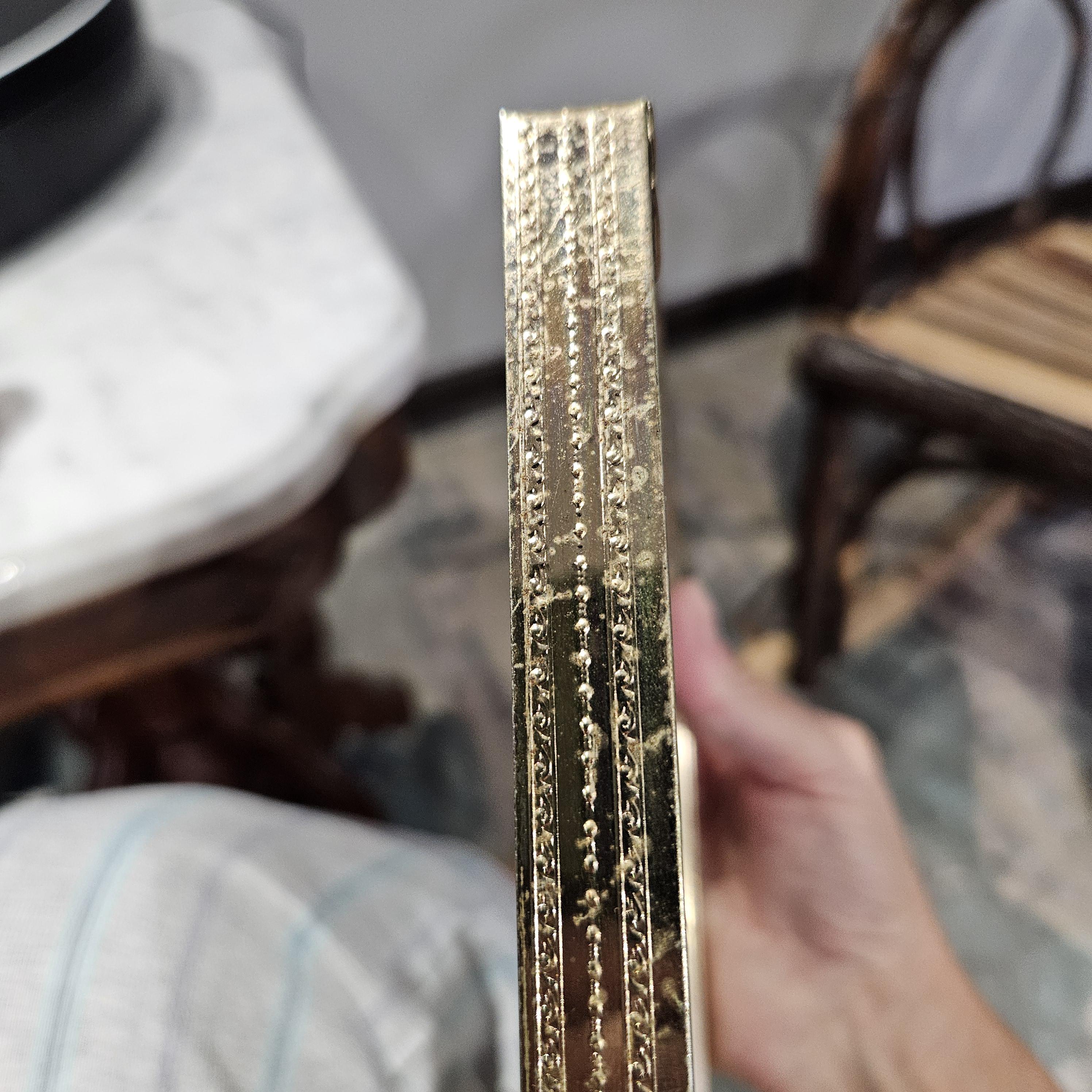 Vintage Gold Metal 8x10 Photo Frame Footed- Art Deco - Etsy