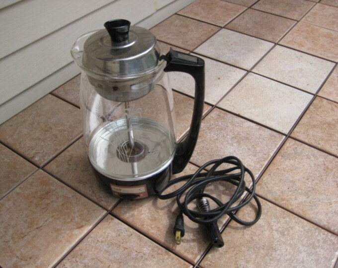 Vintage Coffeepot Proctor Silex Percolator Etsy