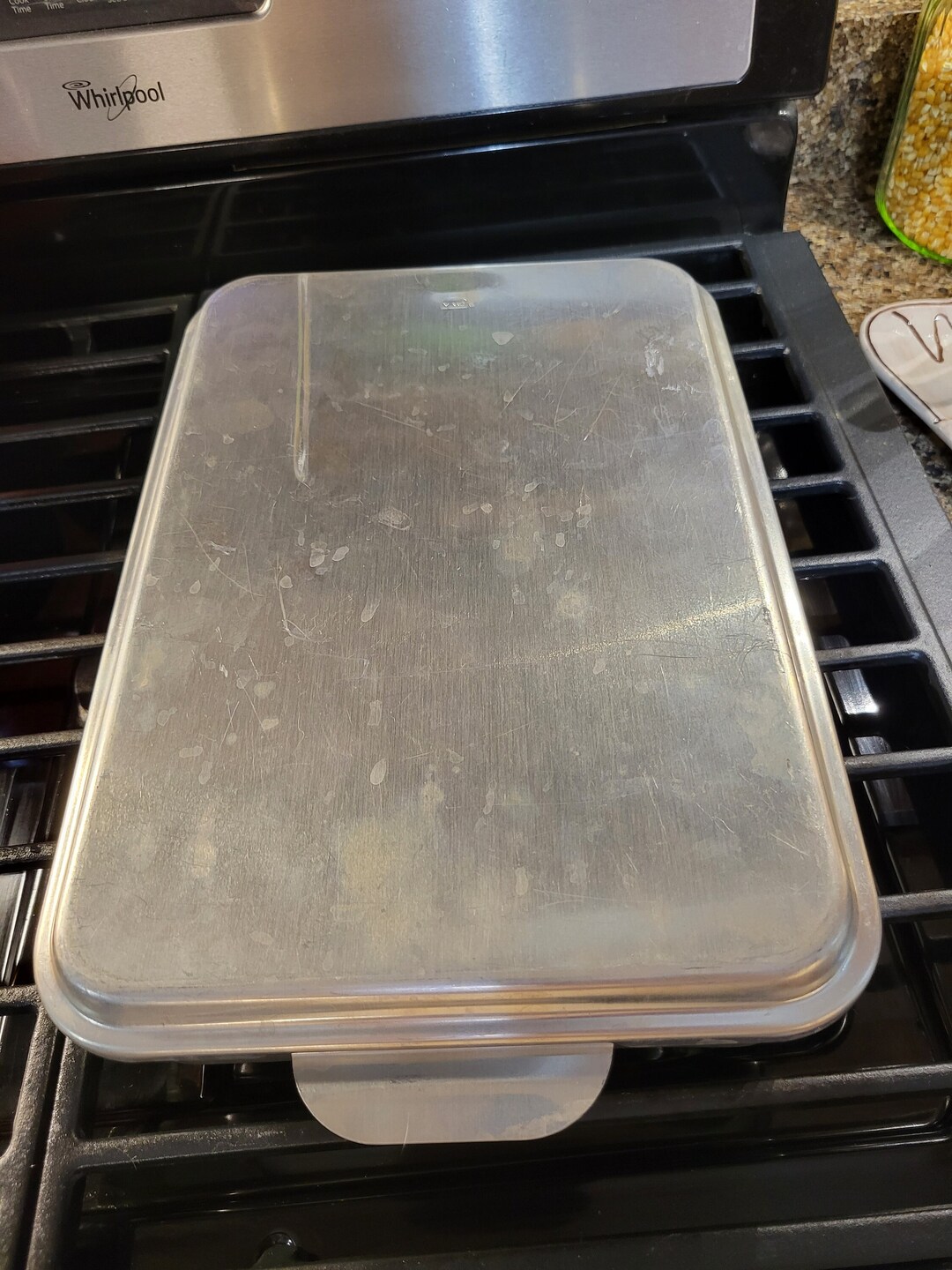 Vintage Aluminum Cake Pan With Snap on Lid Mirro 9 X 13 Inch Etsy