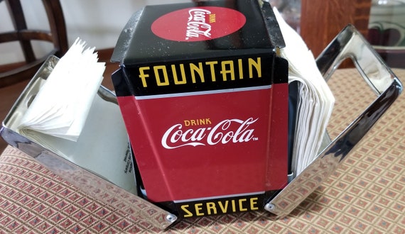 Coca-Cola COKE WOOD NAPKIN HOLDER NEW