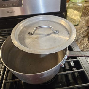 Vintage Pro Al Aluminum Sauce Pan: 4 3/4 Quart Retro Cookware