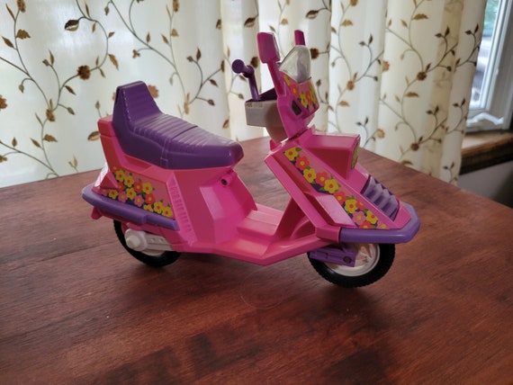 Reflectie Ga wandelen Zeemeeuw Vintage 1989 Barbie 3 Wheel Scooter Pink and Purple NO Seat - Etsy