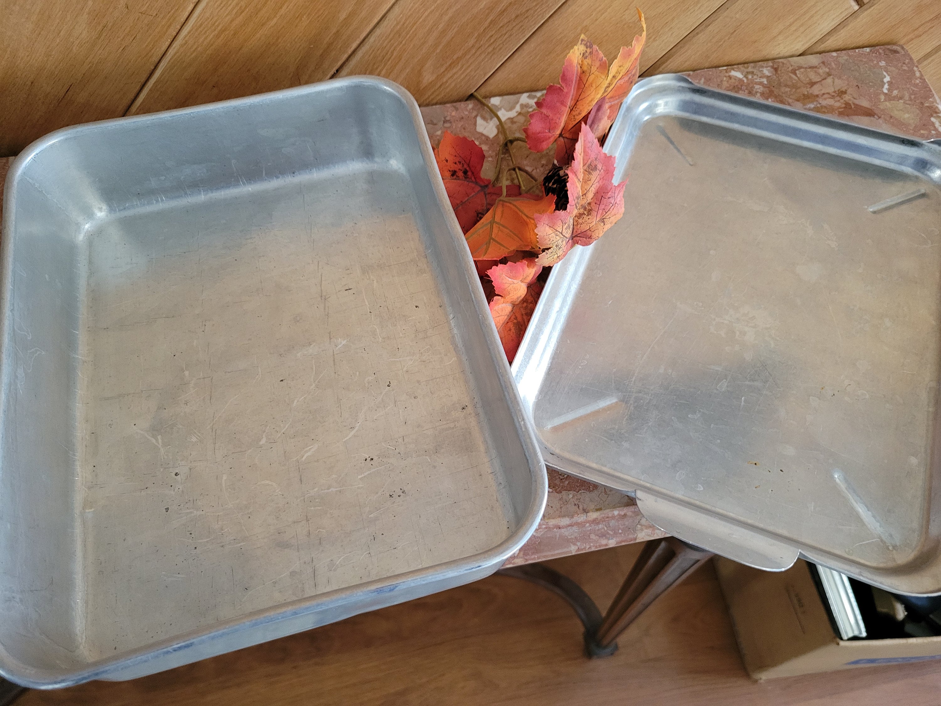 Vintage Foley Aluminum Cake / Brownie Pan With Lid 8x10 Inch Cake Pan and  Lid