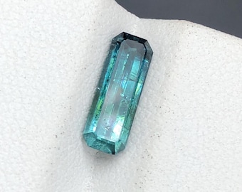 1.89ct Natural Unheated Greenish Blue Loose Tourmaline Gemstone For Jewelry Designers.