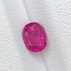 0.94ct Afghanistan Natural Pinkish Red Unheated Loose Ruby Gemstone For Jewelry Designers.