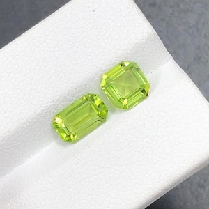 3ct Green Peridot Gemstone Lot: Eye Clean Jewelry Stone