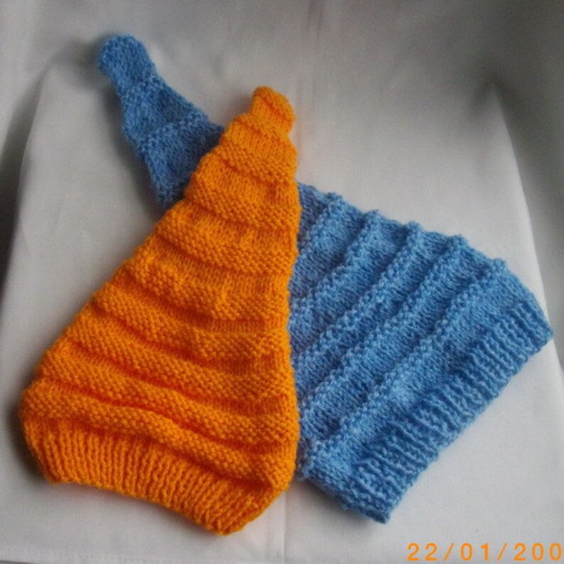 Emma's Quirky Hat PDF knitting pattern for babies and toddlers image 5