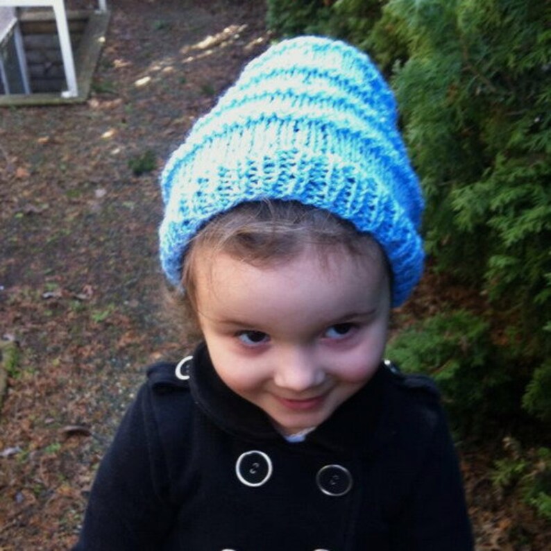 Emma's Quirky Hat PDF knitting pattern for babies and toddlers image 4