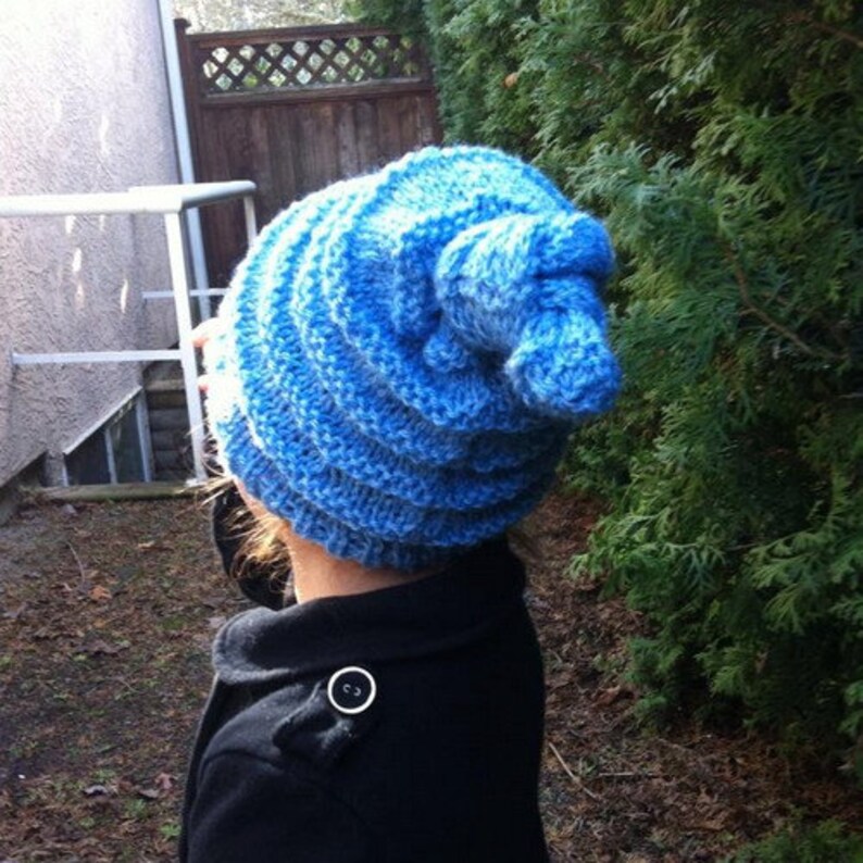 Emma's Quirky Hat PDF knitting pattern for babies and toddlers image 2