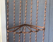 Vintage ornate metal 3-tier plant stand