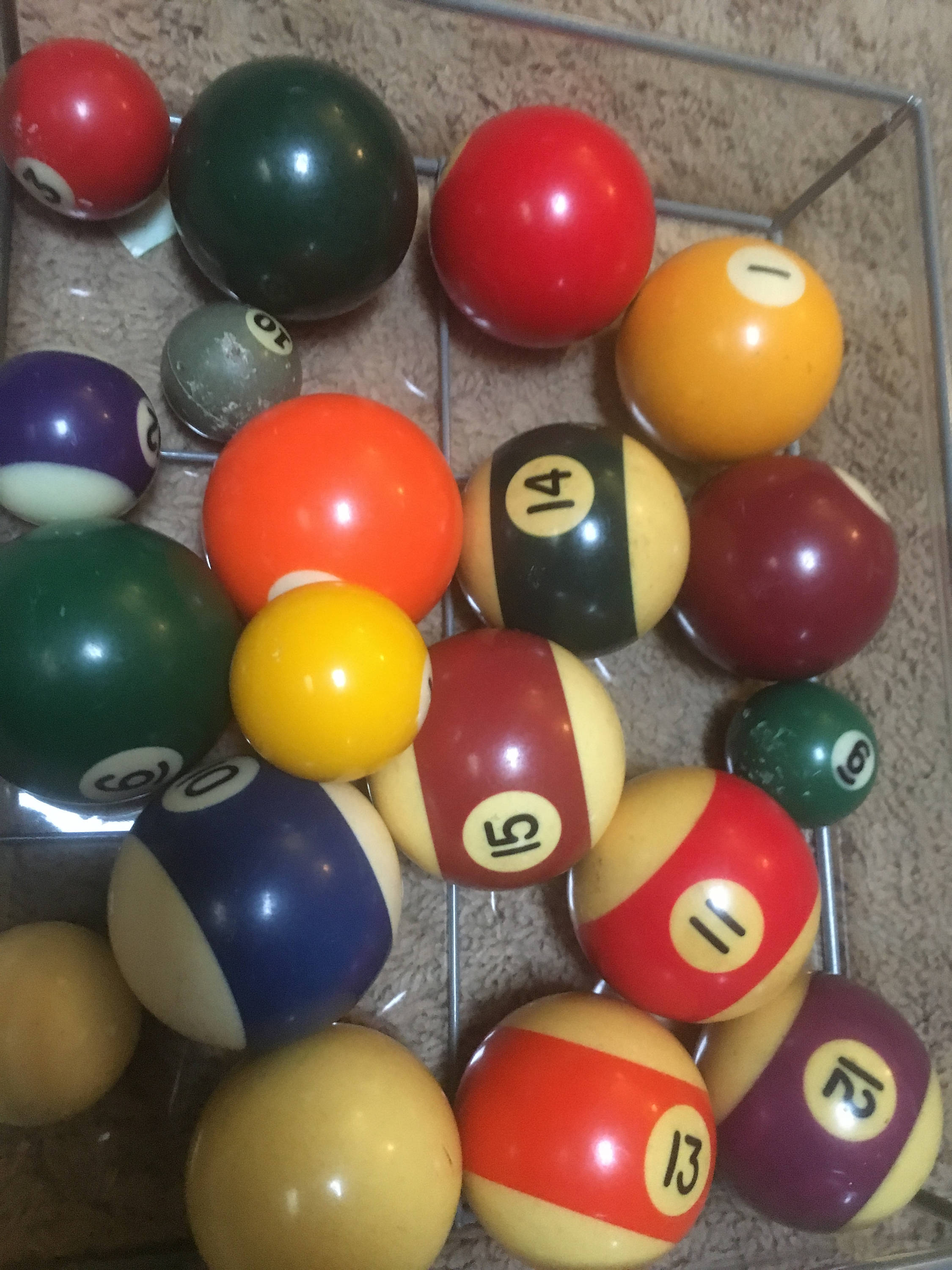 billiard ball display rack on Single Pool Ball Billiard Ball Pool Table Ballvintage Pool Etsy