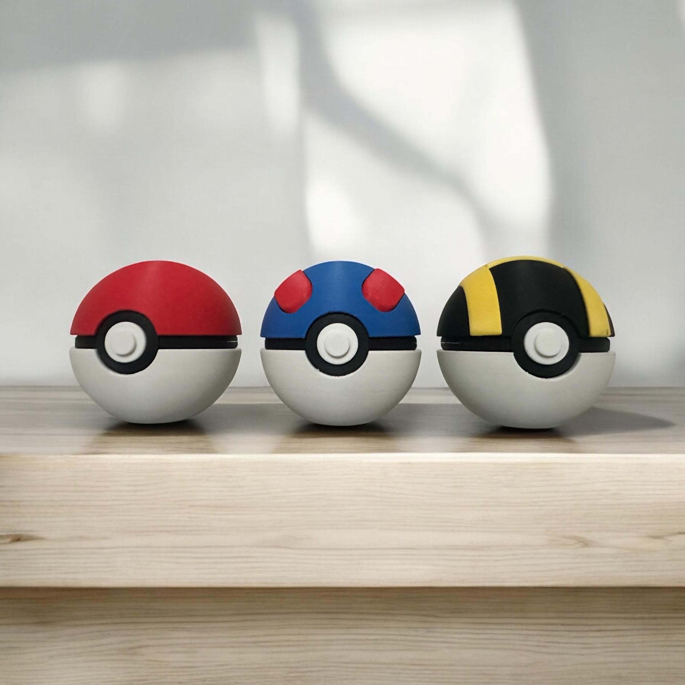 Functional Pokeball with Magnetic Closure