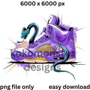 Kobe Bryant png Black Mamba Png Lakers Png Basketball Shoes Png