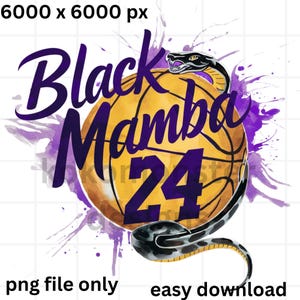 Black Mamba Png Kobe Bryant png La Lakers png