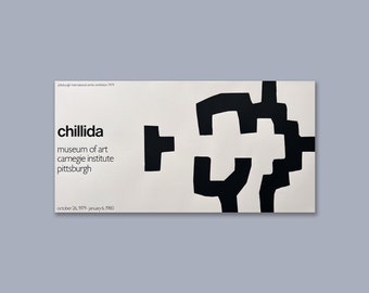 EDUARDO CHILLIDA, Original Siebdruck / Kunstplakat, 1979