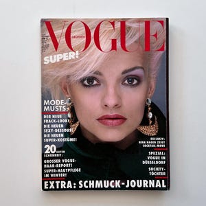 1985 | VOGUE German | Vintage Fashion Magazine | Nina Hagen Cover