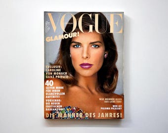 1985 | VOGUE German | Vintage Fashion Magazine | Caroline of Monaco