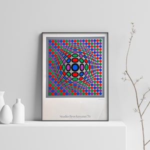 Victor Vasarely, Studio Bruckmann, Serigrafía, 1976