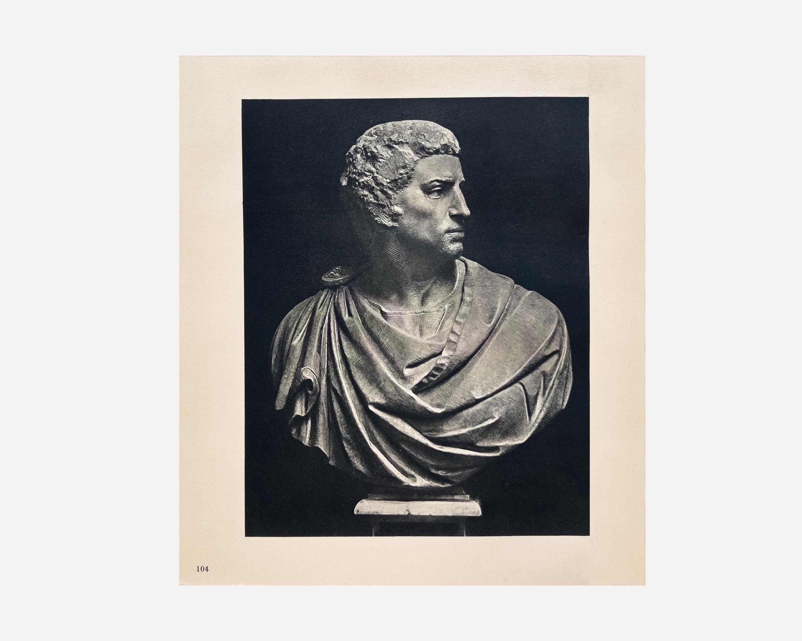 1940 | Brutus, Florence – Michelangelo – Original Copperplate