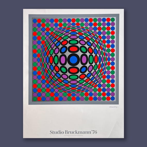 Victor Vasarely – Studio Bruckmann '76 | Original Silkscreen