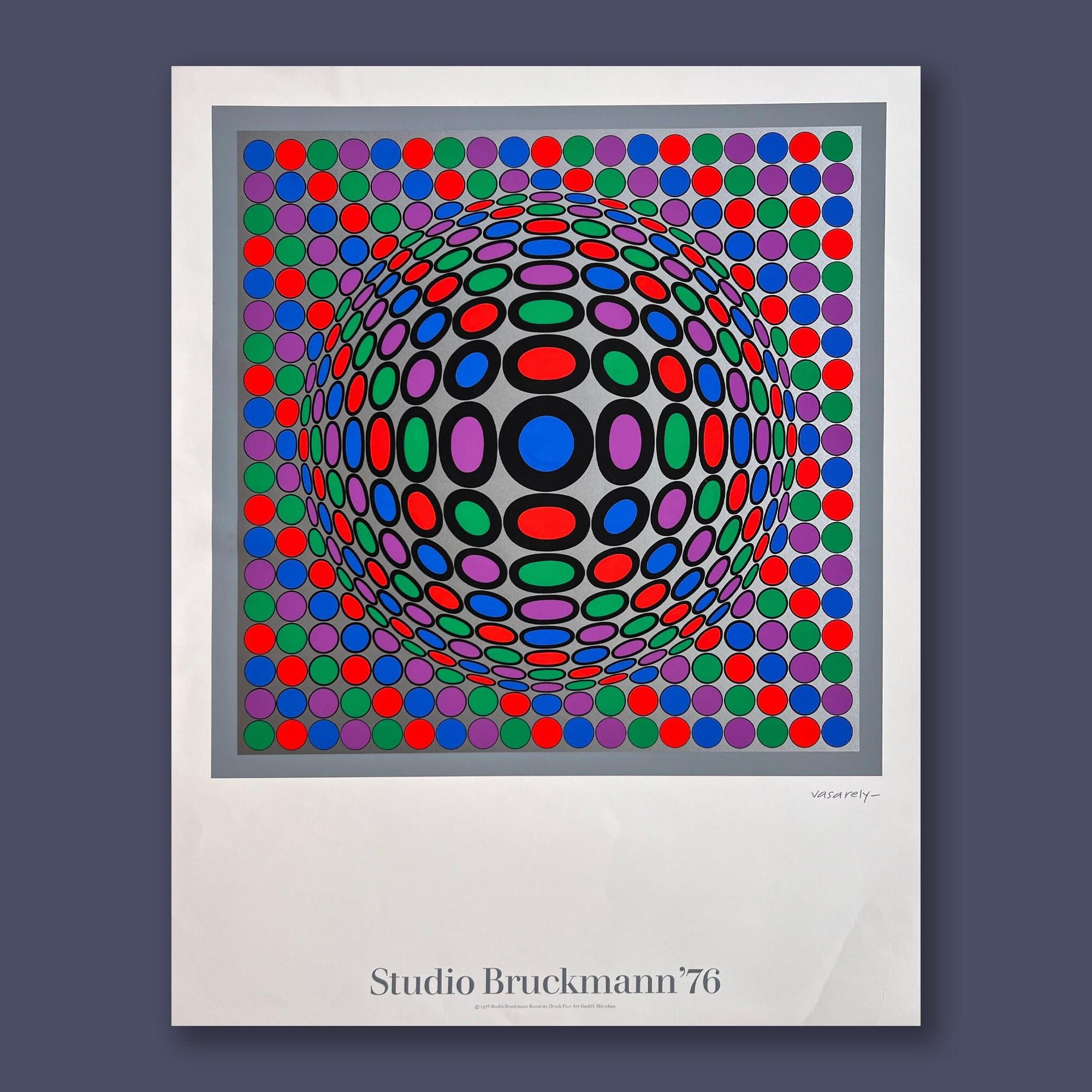 Victor Vasarely – Studio Bruckmann '76 | Original Silkscreen