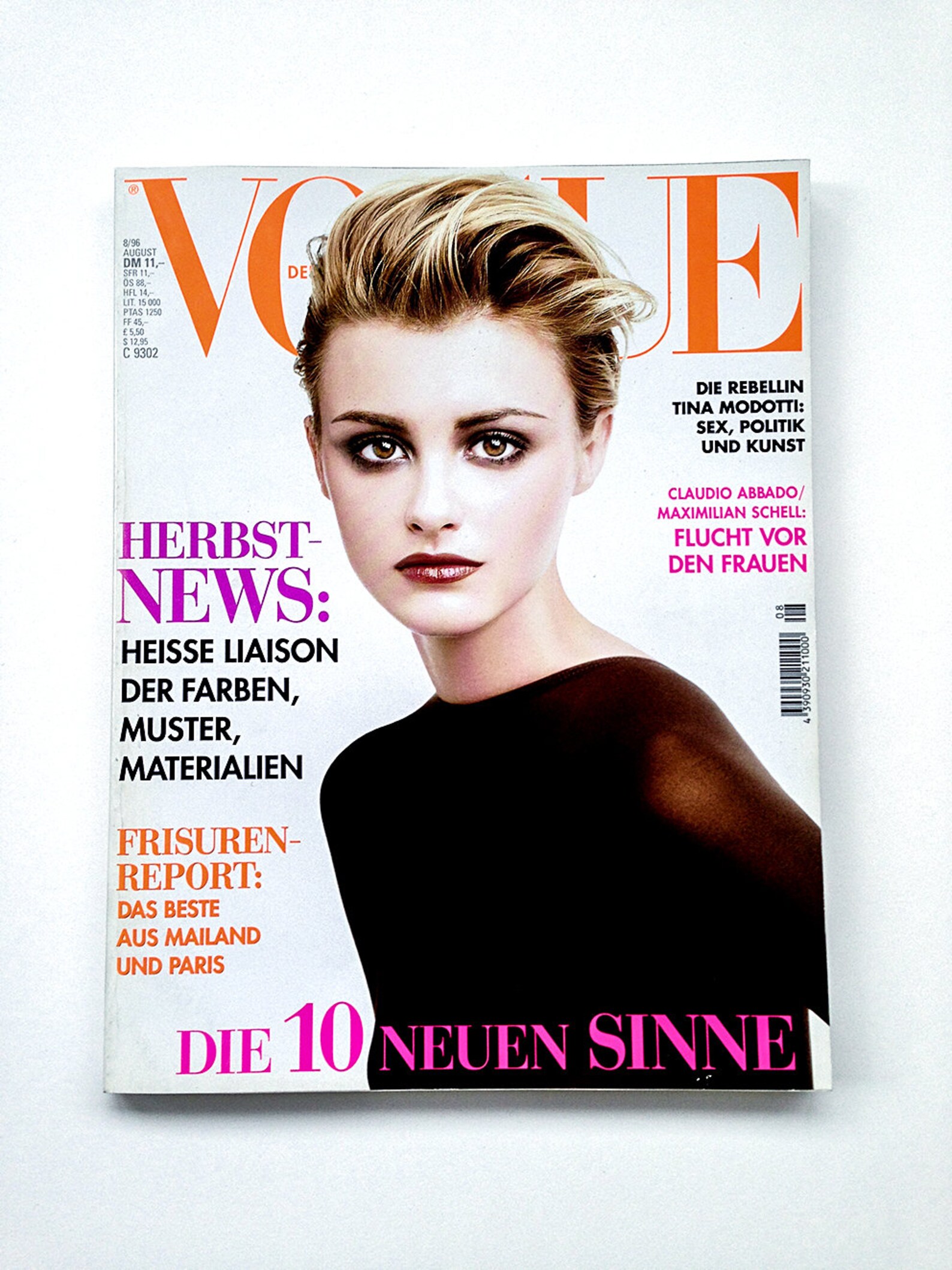 VOGUE german edition 8-1996 Vintage fashion magazine | Etsy