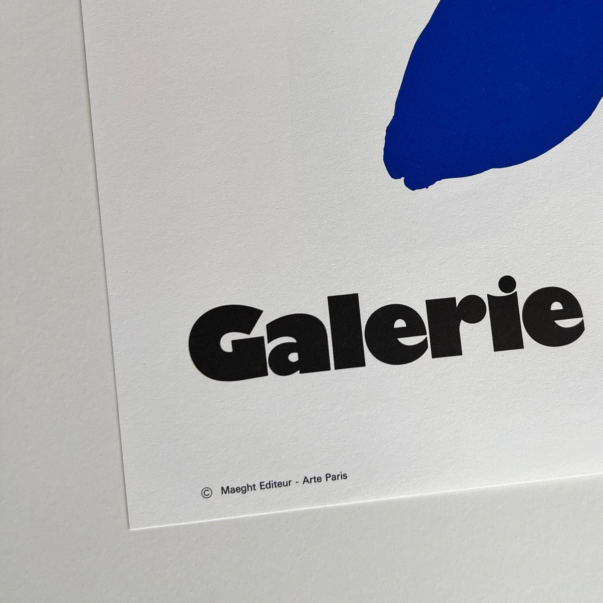 Affiche Lithographique Originale Alexander Calder – Galerie Maeght, 1959 – Bon état