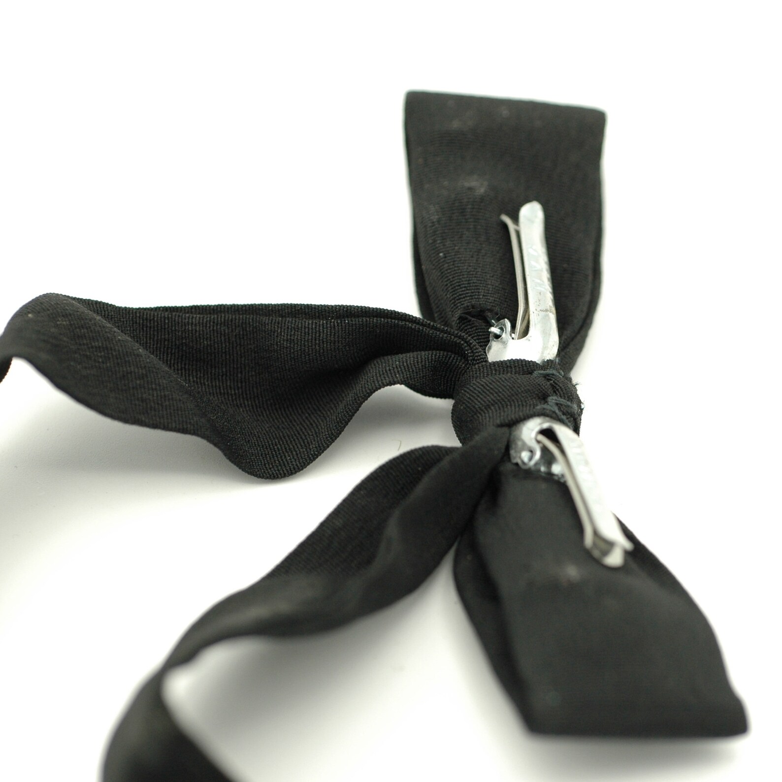 Vintage Black String Bowtie Oxford Centennial Western Bow Etsy