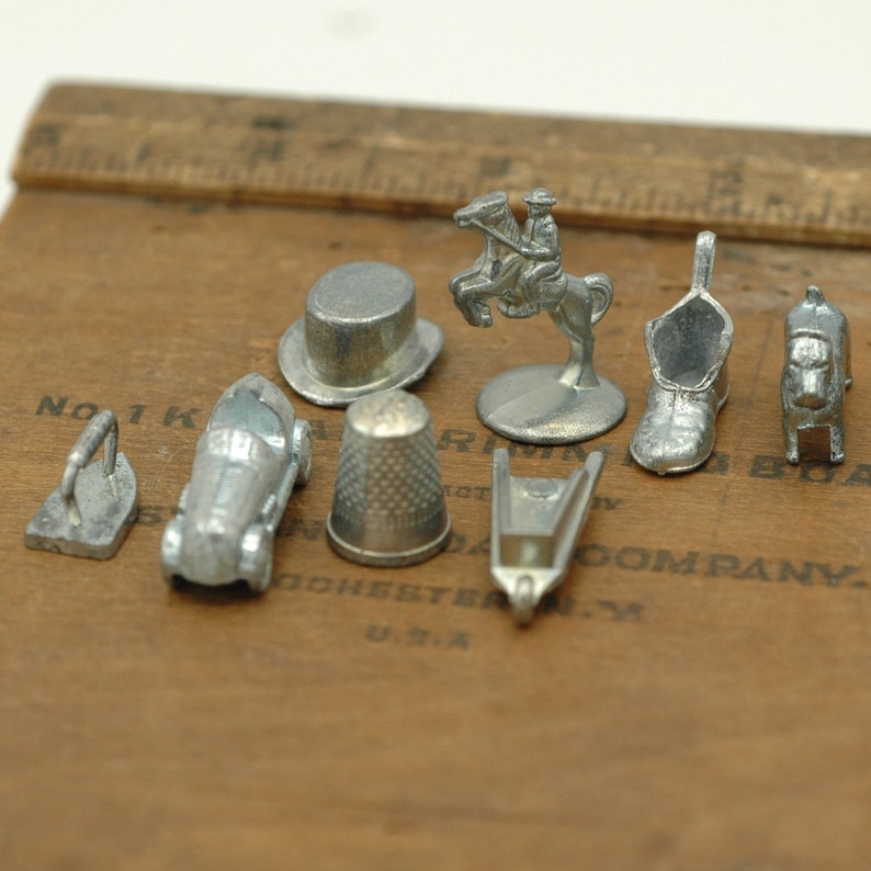 Monopoly game pieces in bulk fun crafting item game night Etsy