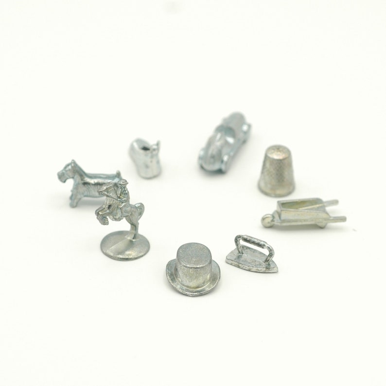 Monopoly game pieces in bulk fun crafting item game night Etsy